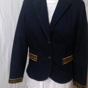 Focus 2000 Stretch Denim Jacket and Pants Jacket Size 8 Pant Size 10